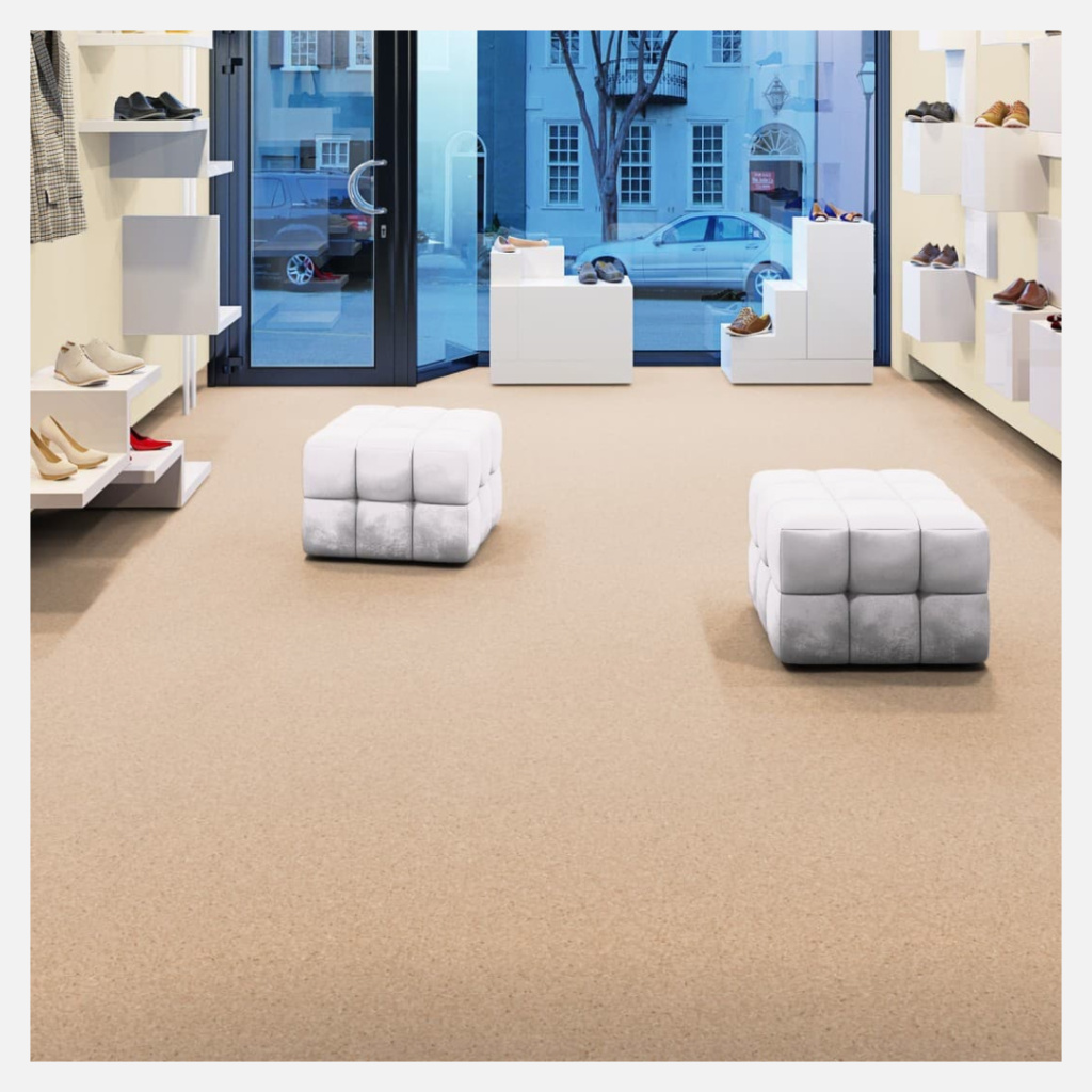 Коммерческий линолеум в интерьере