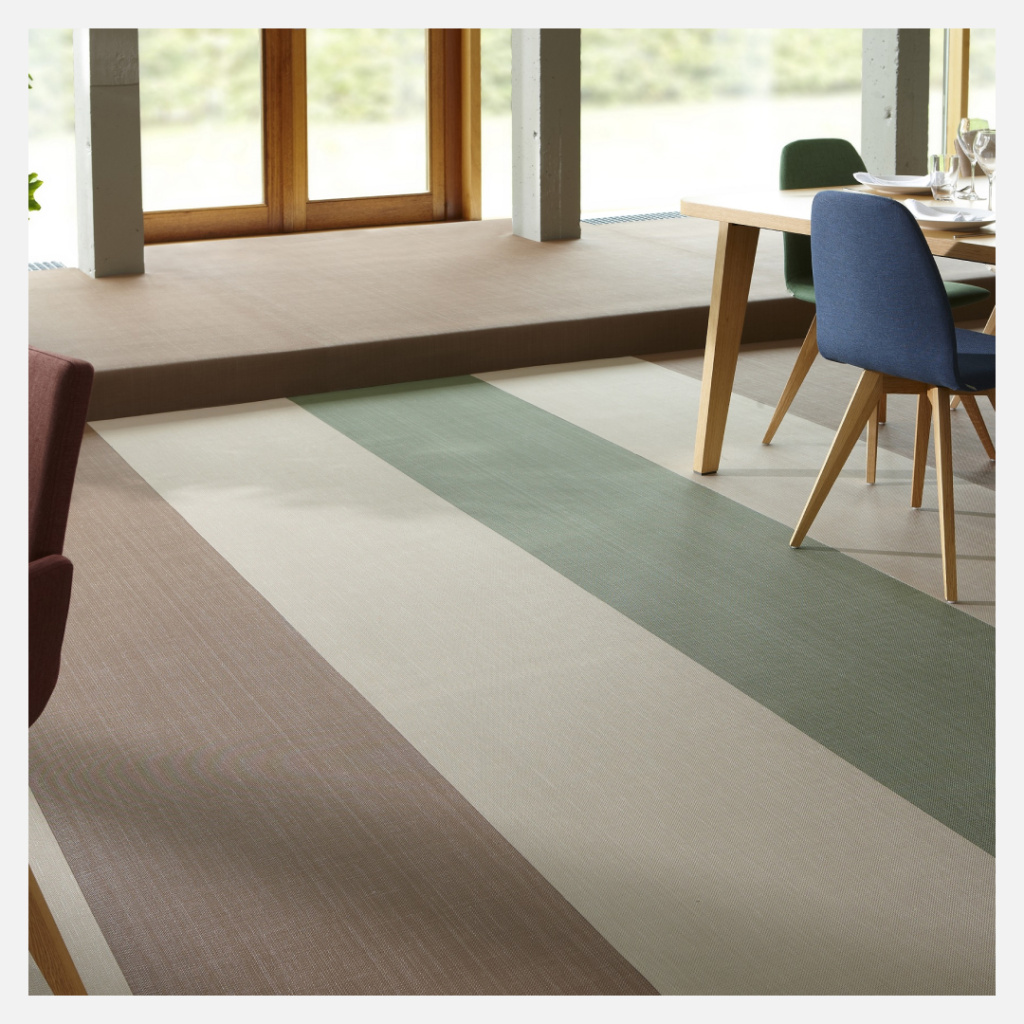 Коммерческий линолеум в интерьере