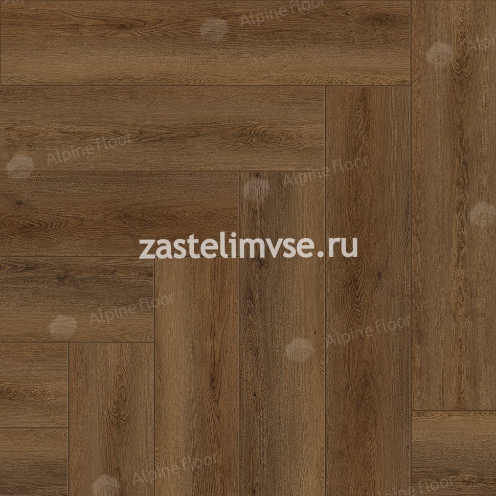 Кварцвиниловый ламинат AlpineFloor Light Parquet Дуб Далим ECO 13-33