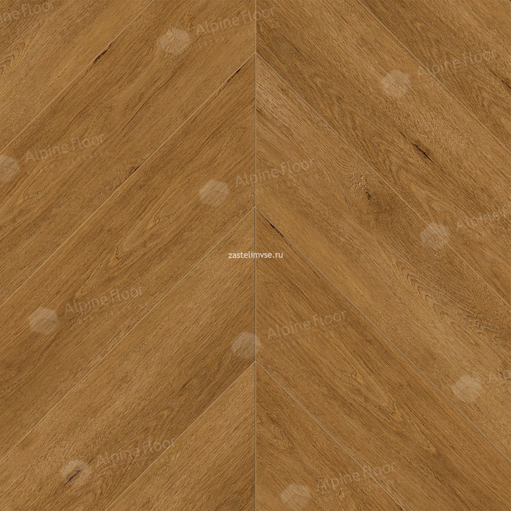 Кварцвиниловый ламинат AlpineFloor Chevron Alpine Tesoro Chevron ECO 18-16
