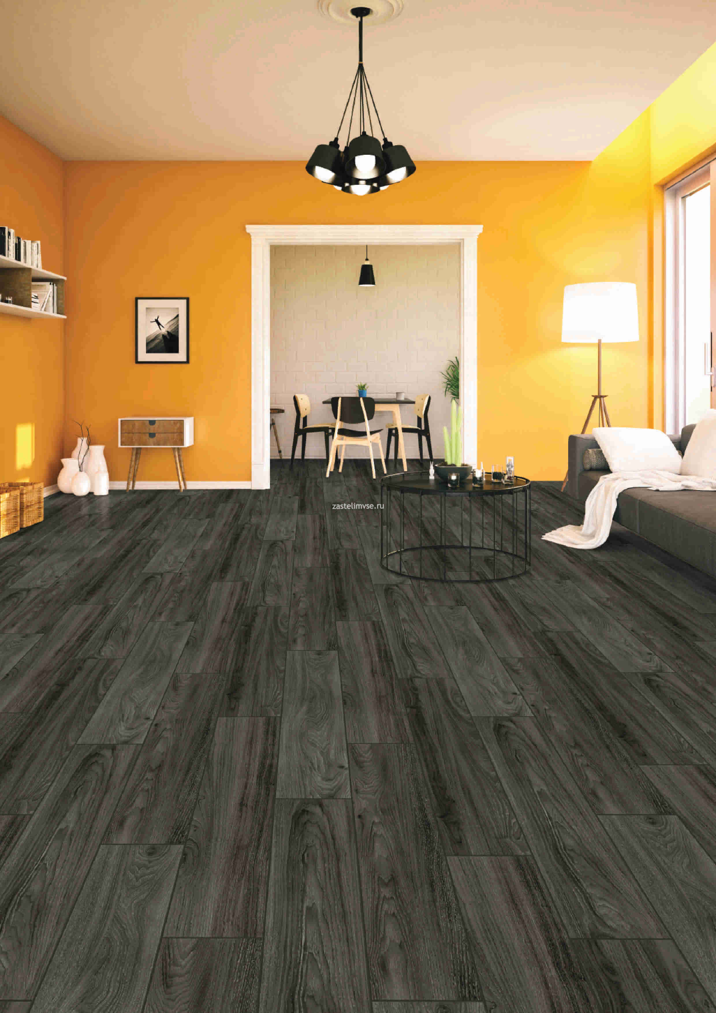 Кварцвиниловая плитка Decoria Mild Tile Дуб Велье DW 3153