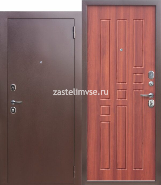 Дверь металлическая Гарда 8 мм Рустикальный Дуб 960мм