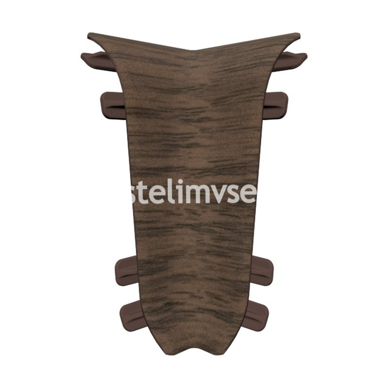 Угол внутренний IDEAL Комфорт 55мм Каштан