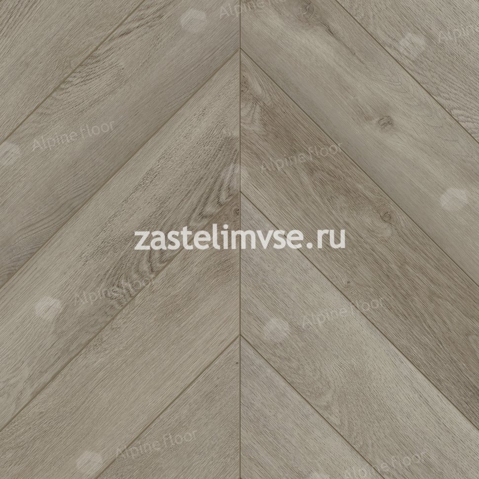 Кварцвиниловый ламинат AlpineFloor Chevron Alpine Дуб Фантазия Chevron ECO 18-1