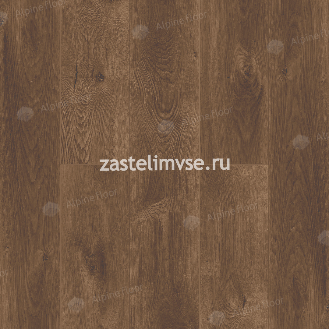 Кварцвиниловый ламинат AlpineFloor Premium XL Дуб Коричневый ECO 7-9