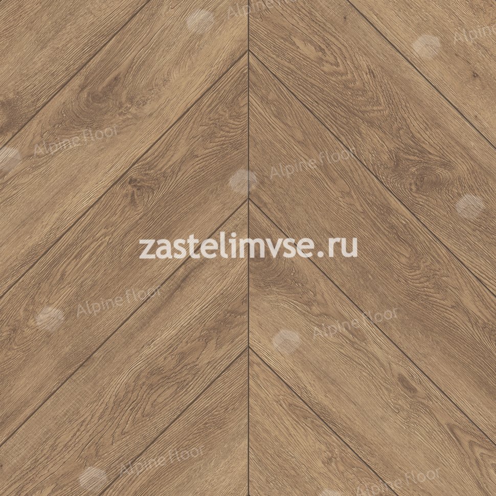 Кварцвиниловый ламинат AlpineFloor Chevron Alpine Гевуина Chevron ECO 18-10