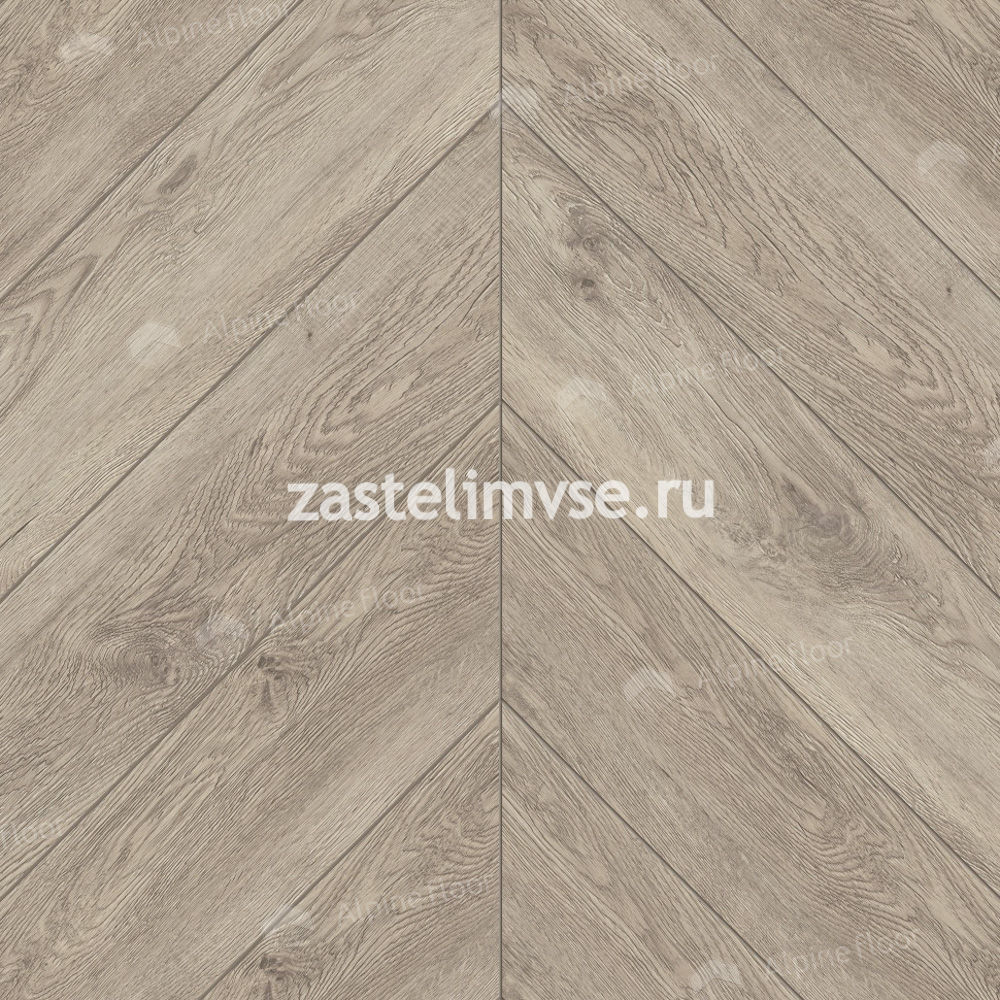 Клеевая LVT плитка AlpineFloor Chevron Alpine LVT Карите Chevron ECO 20-11