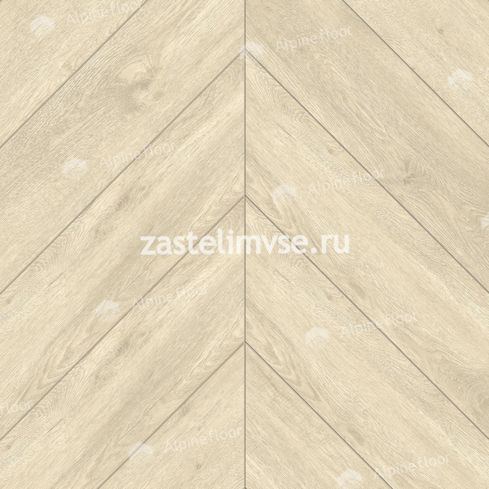 Клеевая LVT плитка AlpineFloor Chevron Alpine LVT Сонома Chevron ECO 20-7