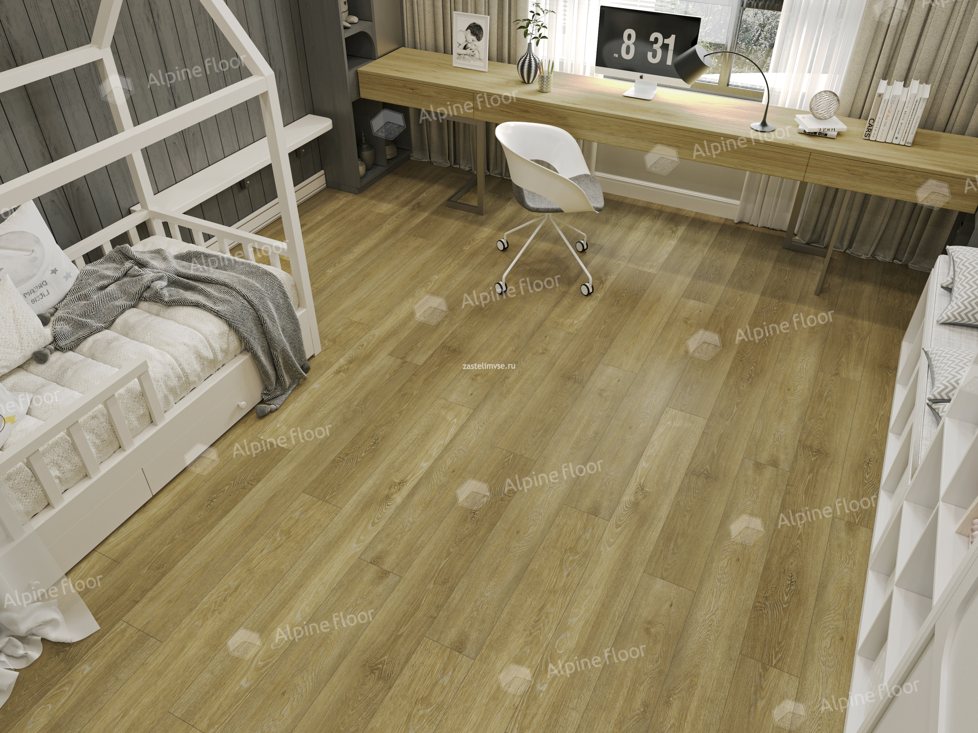 Кварцвиниловый ламинат AlpineFloor Classic Бук ECO 141-8