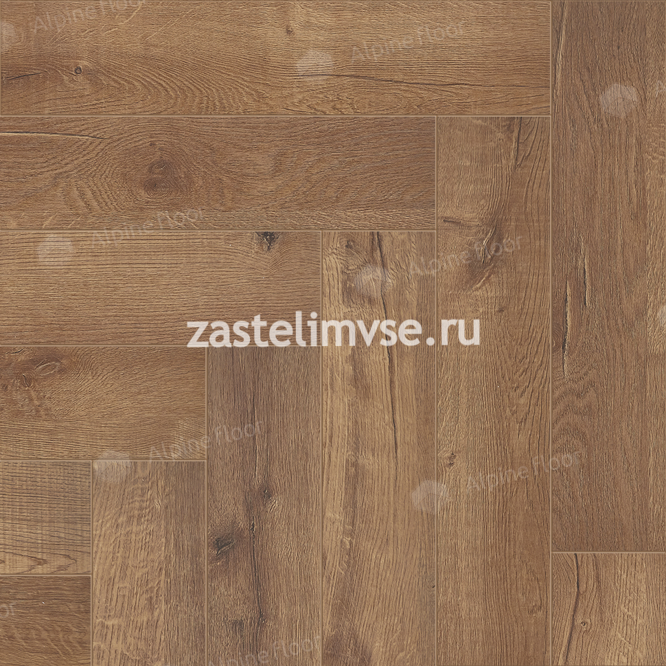 Кварцвиниловый ламинат AlpineFloor Parquet Premium Дуб Royal ECO 19-2