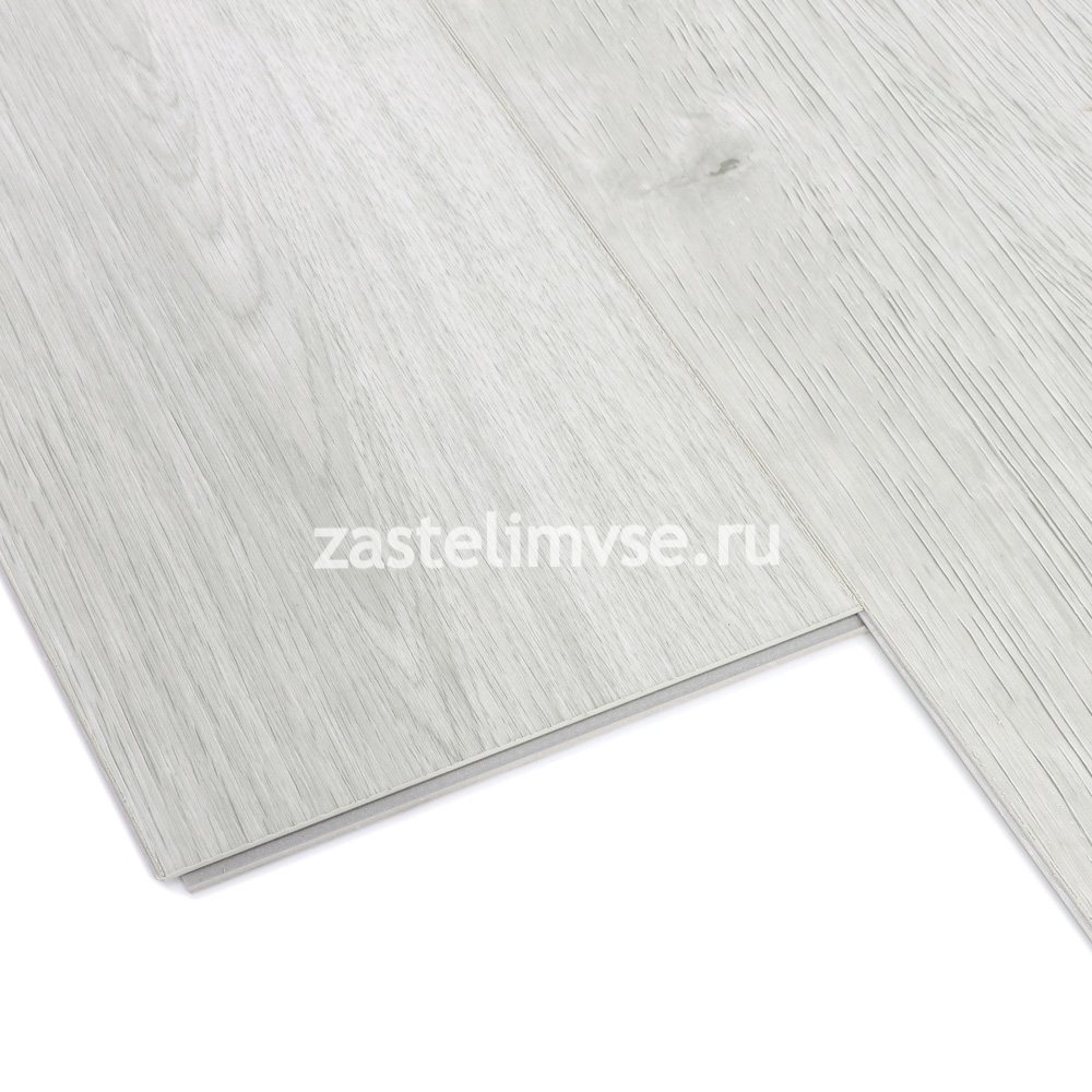 SPC плитка CronaFloor Wood 4V Дуб Серебристый