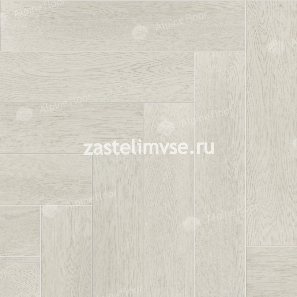 Клеевая LVT плитка AlpineFloor Parquet LVT Зимний Лес ECO 16-6