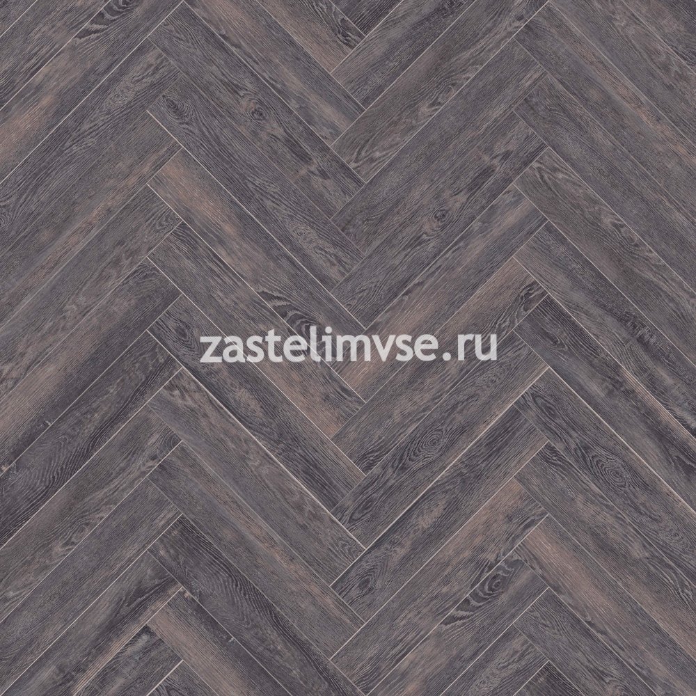 SPC плитка CronaFloor Herringbone 4V Дуб Бордо