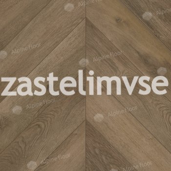 Кварцвиниловый ламинат AlpineFloor Chevron Alpine Дуб Насыщенный Chevron ECO 18-4