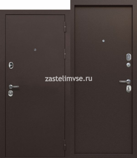 Дверь металлическая Тайга 7 см металл/металл 960мм