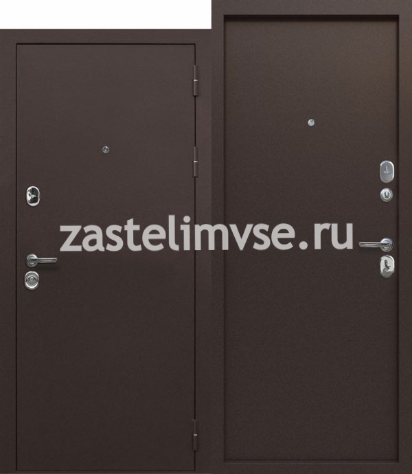 Дверь металлическая Тайга 7 см металл/металл 860мм