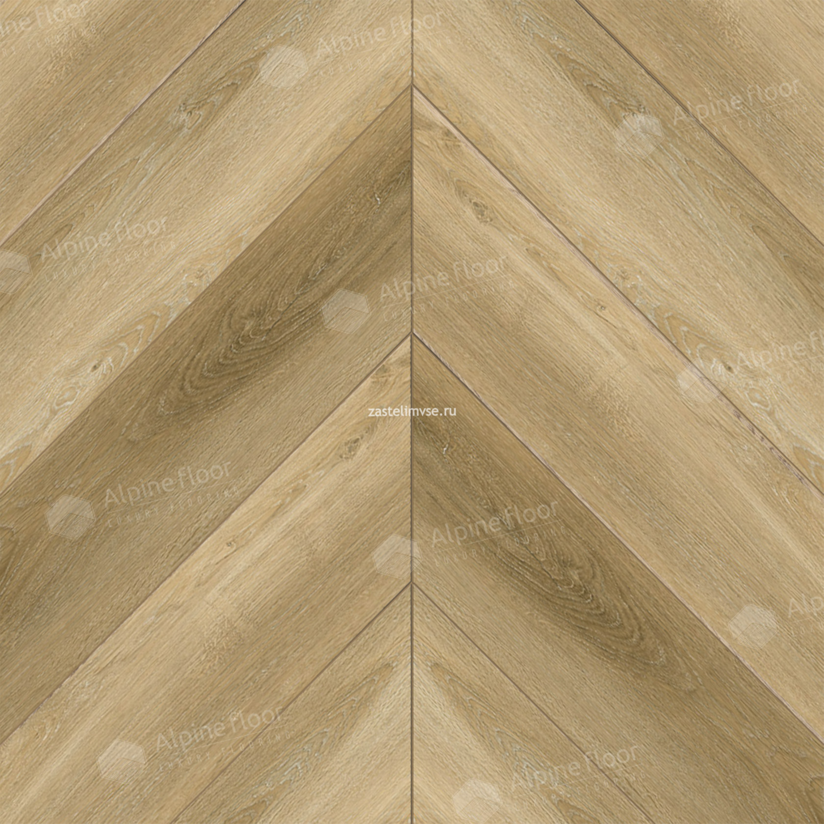 Кварцвиниловый ламинат AlpineFloor Chevron Alpine Grazioso Chevron ECO 18-17