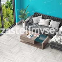 Кварцвиниловый ламинат AlpineFloor Light Parquet Снежный ECO 13-11