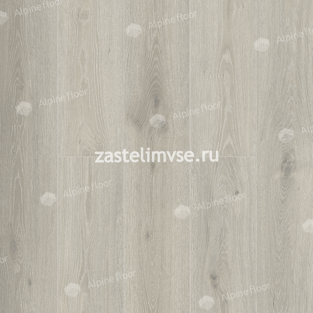 Клеевая LVT плитка AlpineFloor Ultra Дуб Пепельный ECO 5-16