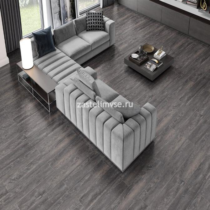 SPC плитка CronaFloor Nano 4V Дуб Мореный