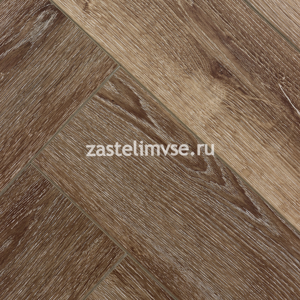 SPC плитка CronaFloor Herringbone 2.0 4V Дуб Грас