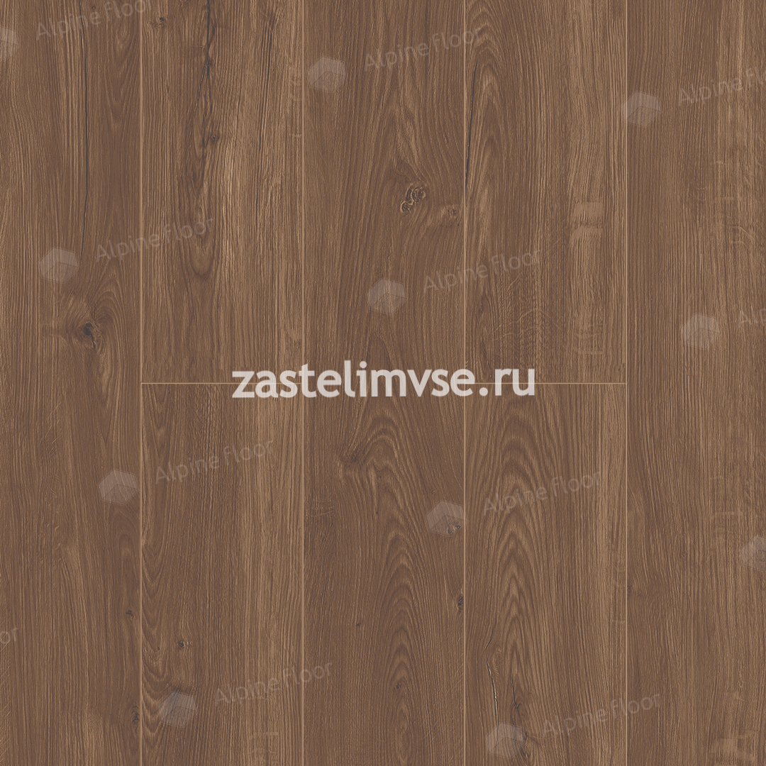 Замковая SPC плитка AlpineFloor Sequoia Секвойя Тёмная ECO 6-12