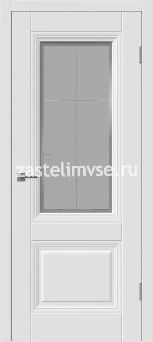 Дверь межкомнатная Winter Barcelona 2 Polar/Art cloud closs- 700мм