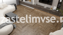 Кварцвиниловая плитка Alpine Floor Chevron Макадамия ECO-20-5